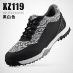 PGM Mens Golf Shoes Waterproof Breathable Slip Resistant Sports Sneakers Outdoor Brogue Style Golf Trainers XZ119