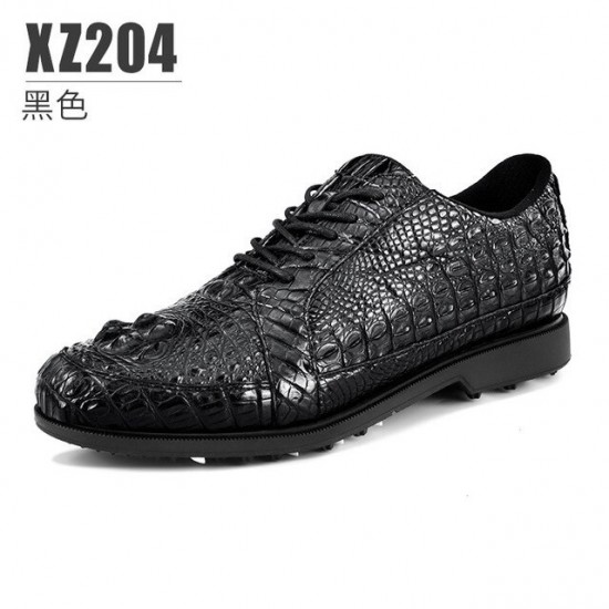 PGM Men Golf Shoes crocodile skin Waterproof Anti-side Slip Men&39s Sports Shoes Breathable Sneakers XZ204