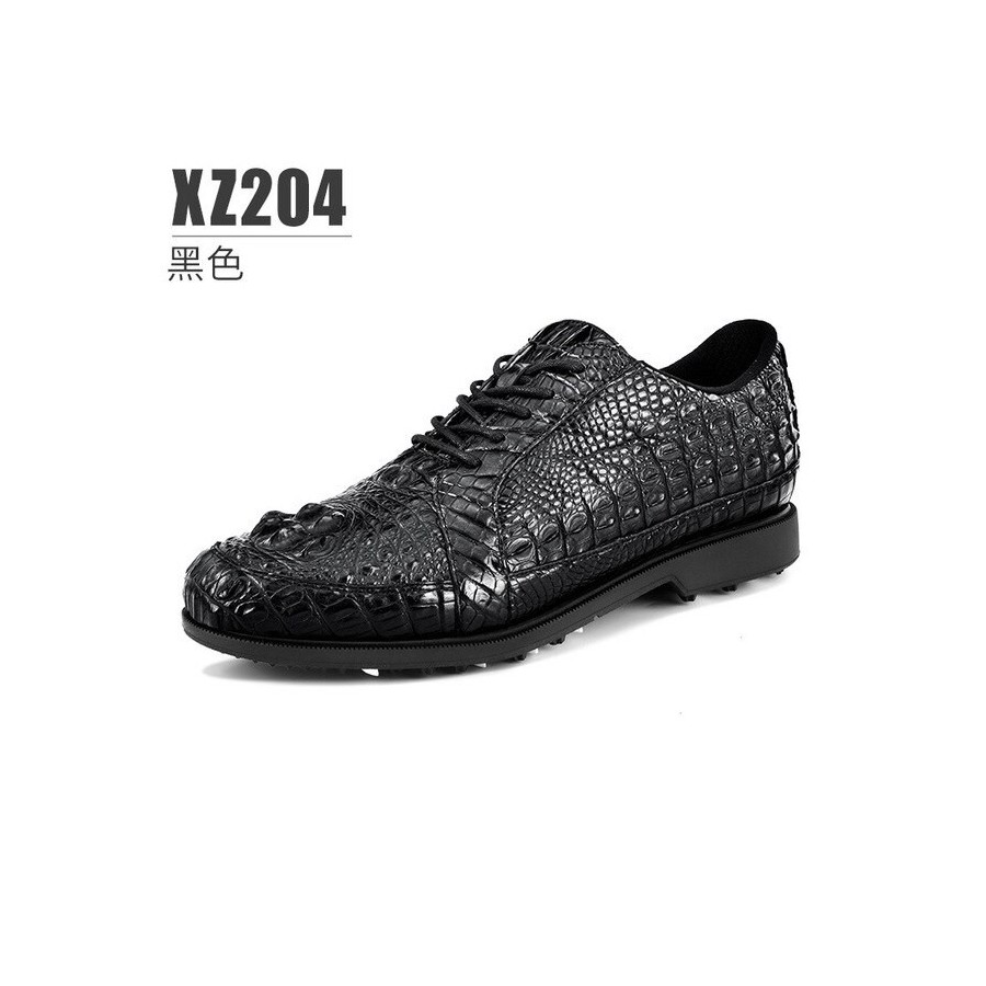 PGM Men Golf Shoes crocodile skin Waterproof Anti-side Slip Men&39s Sports Shoes Breathable Sneakers XZ204
