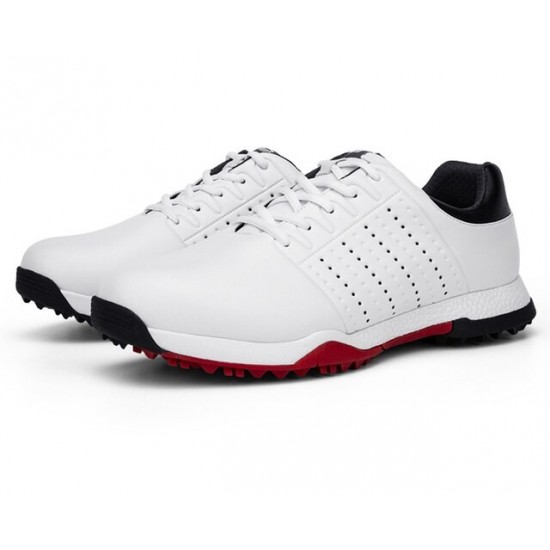 PGM Men Golf Shoes Anti-slip Breathable Golf Sneakers Super Fiber Spikeless Waterproof Outdoor Sports Leisure Trainers XZ149
