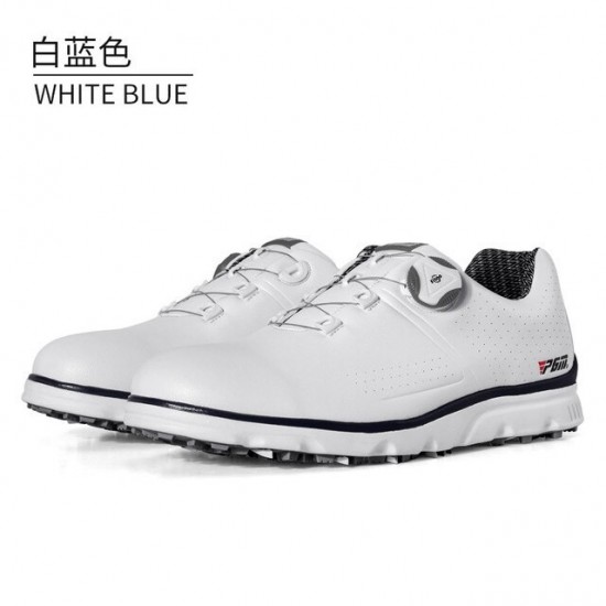 PGM Golf Shoes Men Waterproof Breathable Men&39s Golf Shoes Male Rotating Shoelaces Sports Sneakers Non-slip Trainers XZ166