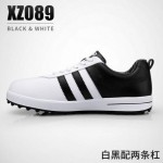 PGM Men Golf Shoes Anti-slip Breathable Golf Sneakers Super Fiber Spikeless Waterproof Outdoor Sports Leisure Trainers XZ089
