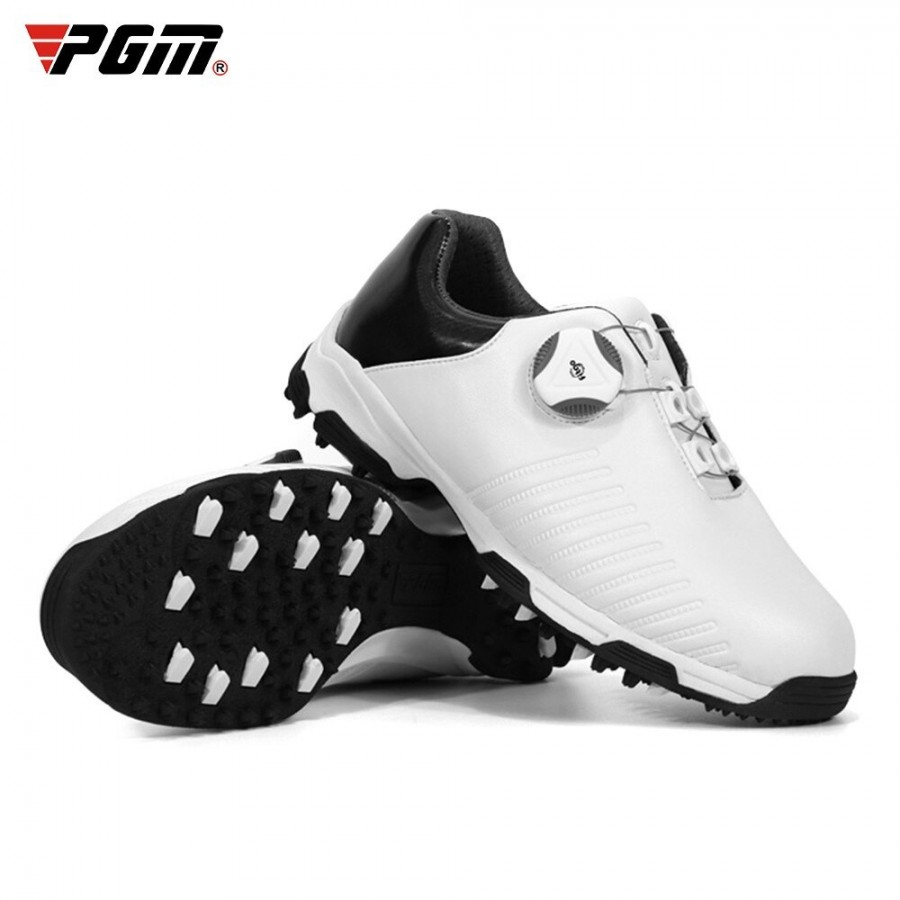 PGM kids Boys Golf Shoes Waterproof Anti-slip Light Weight Soft and Breathable Universal Outdoor Children&39s Sports Shoes XZ155