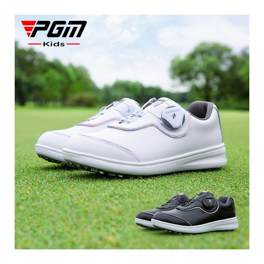 PGM kids Boys girls Golf Shoes Waterproof Anti-slip Light Weight Soft Breathable Universal Outdoor Children&39s Sports Shoes XZ2