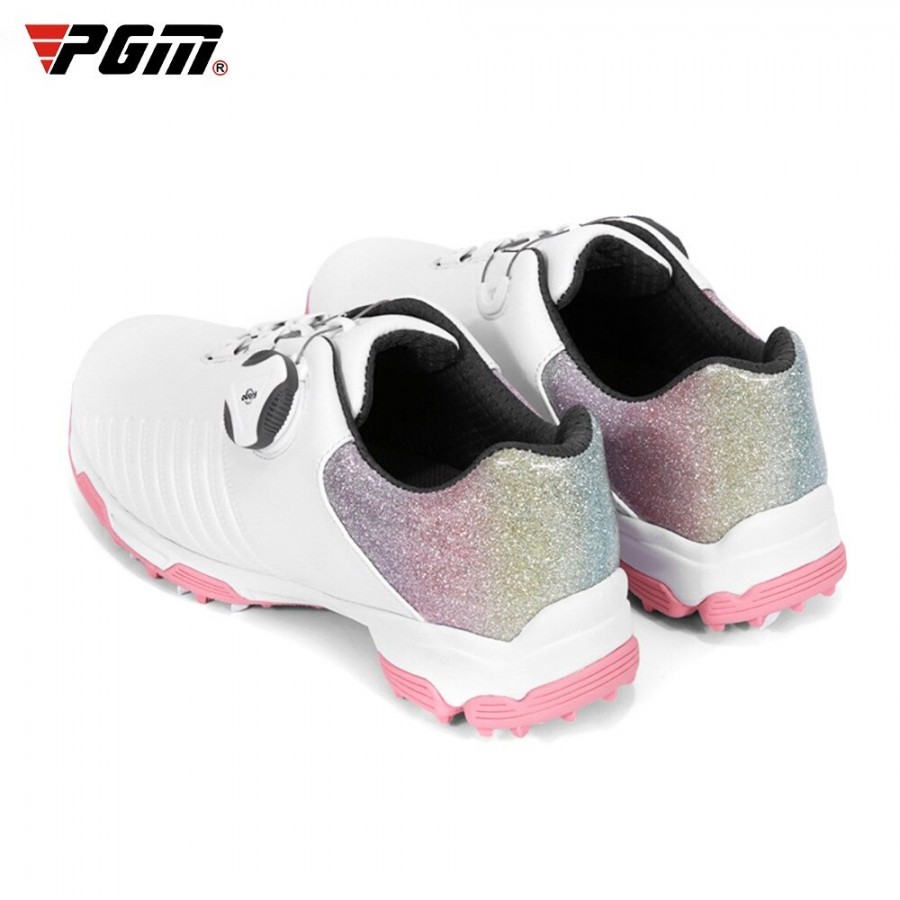 PGM Kids Girl Golf Shoes Children&39s  Shoes Waterproof Turn Buckle Shoelaces Non-slip Sneakers XZ153