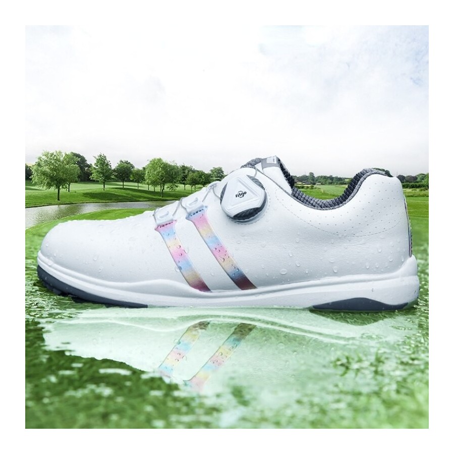 PGM Women Golf Shoes Waterproof Anti-skid Women&39s Light Weight Soft Breathable Sneakers Ladies Casual Knob Strap Sports XZ208