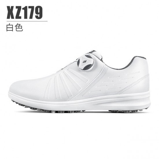 PGM Waterproof Golf Shoes Womens Shoes Lightweight Knob Buckle Shoelace Sneakers Ladies Breathable Non-Slip Trainers Shoes XZ179