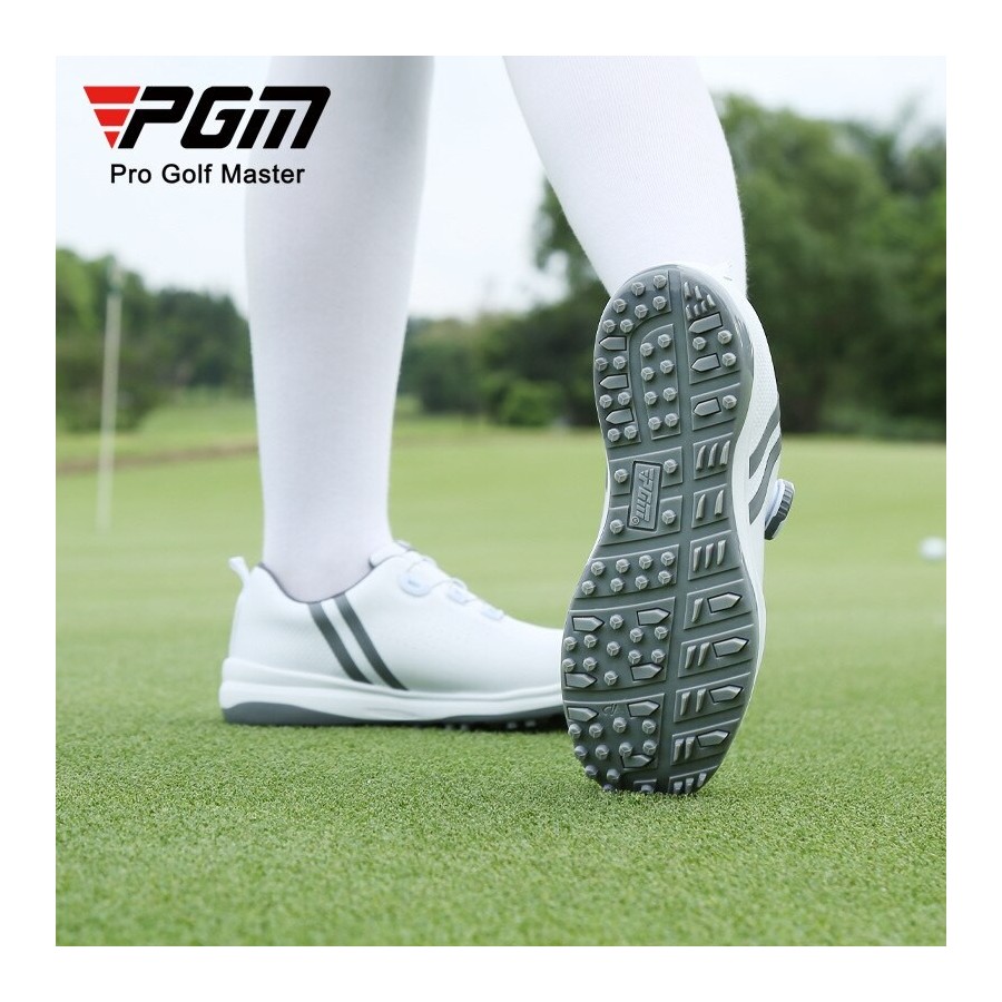 PGM Women Golf Shoes Waterproof Anti-skid Women&39s Light Weight Soft Breathable Sneakers Ladies Casual Knob Strap Sports XZ223
