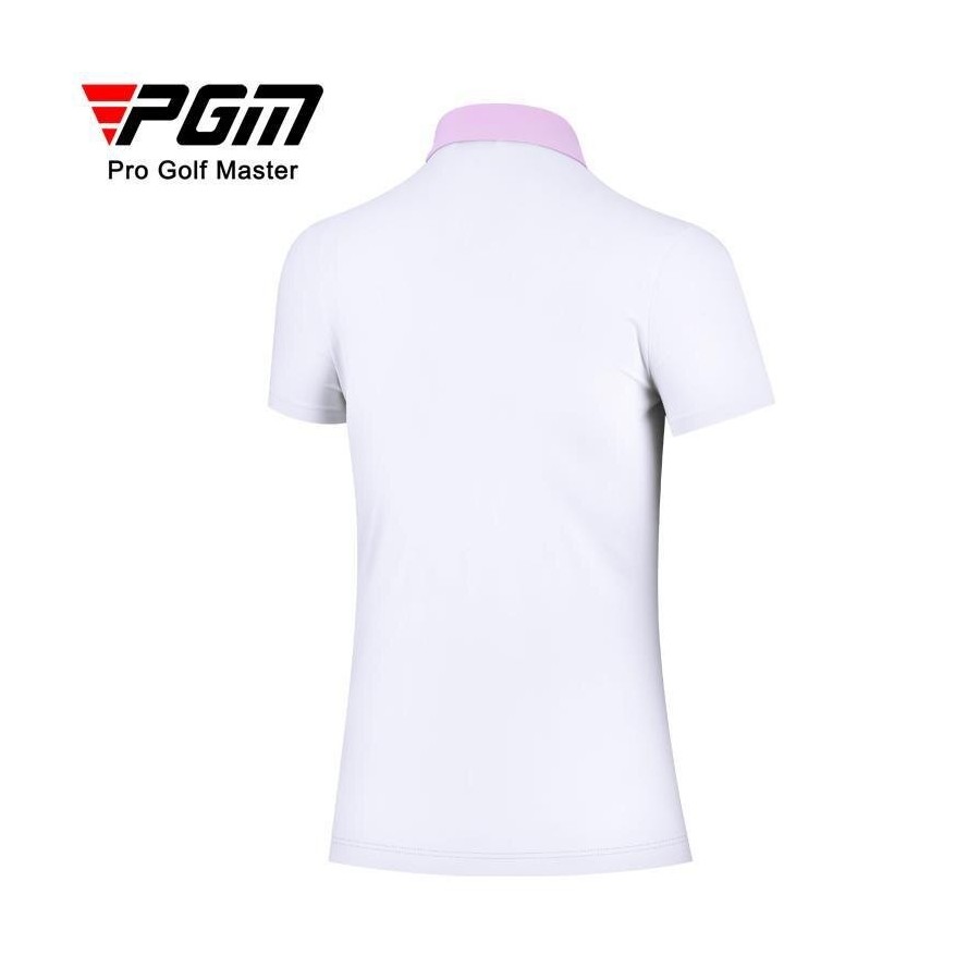 PGM Summer Golf Shirts Ladies Short-Sleeved T Shirt Sports Slim Clothes Women Quick-Dry Breathable Golf Tennis Clothing YF511