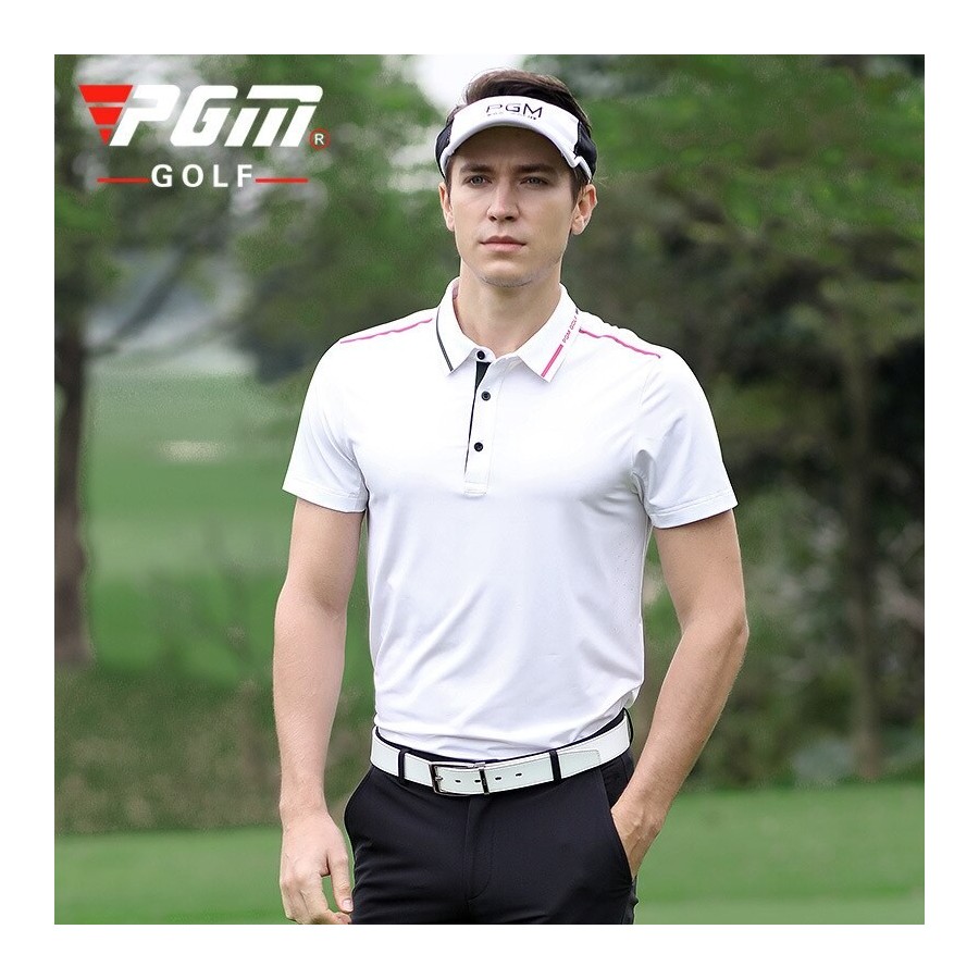 PGM Golf clothes Men Summer Short Sleeve Golf T-Shirt Quick-drying Breathable Golf Jersey Tops Golf Clothes YF239