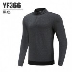 PGM Men Golf Wear Long Sleeve Knitted Shirts Warm Velvet Hickened Autumn Winter Coat Sports Cothing YF366