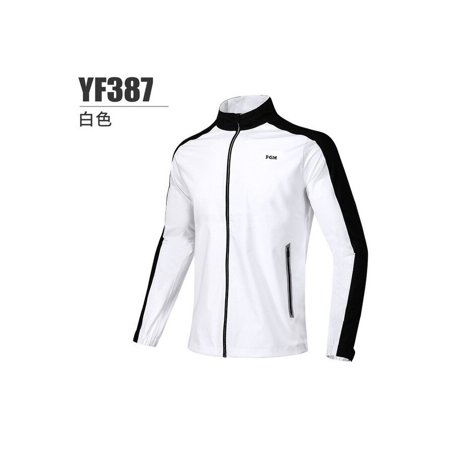 PGM Golf Jacket Mens Golf Clothing Long Sleeve Zipper Outdoor Sport Wear Autumn Winter Windbreaker Jackets YF387