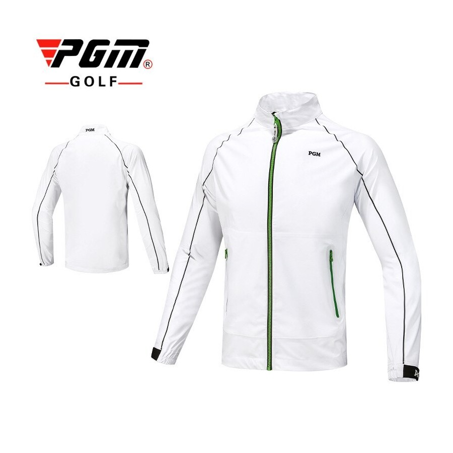 PGM Golf Men Jacket Long Sleeve Stand-up Collar Windbreaker Warmth Windproof and Rainproof Golf Clothes YF386