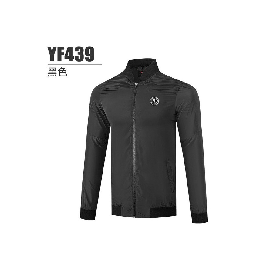 PGM Autumn Men&39s Golf Jacket Man Baseball Stand Collar Youth Jacket Waterproof Full Zipper Sports Coats Windbreakers YF439