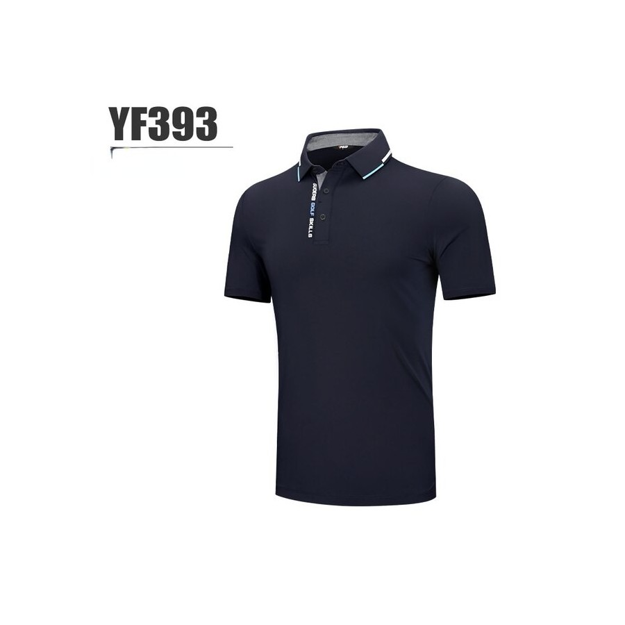 PGM Golf T Shirt Men&39S Shirts Summer Short Sleeved Tops Men Breathable Elastic Uniforms Golf Clothing Size M-XXL YF393