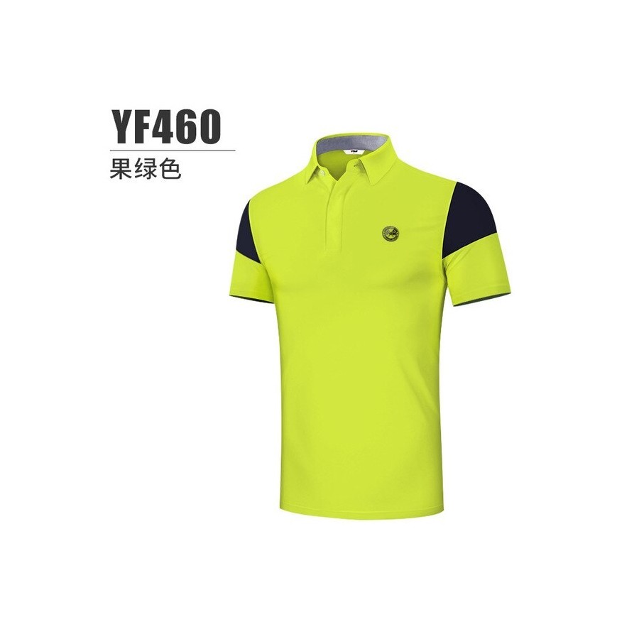 PGM Summer Men&39s Golf Shirts Quick-Dry Breathable Short Sleeve Tops Outdoor Sports Sweat Absorbent Golf Wear Casual M-XXL YF46