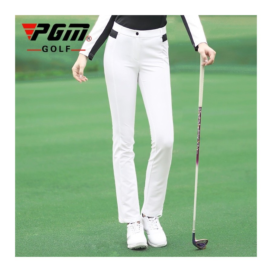 PGM Autumn Winter Ladies Golf Pants Women High Elasticity Sport Trousers Slim Fit Golf/Tennis Pants Warm Windproof Golf Clothing