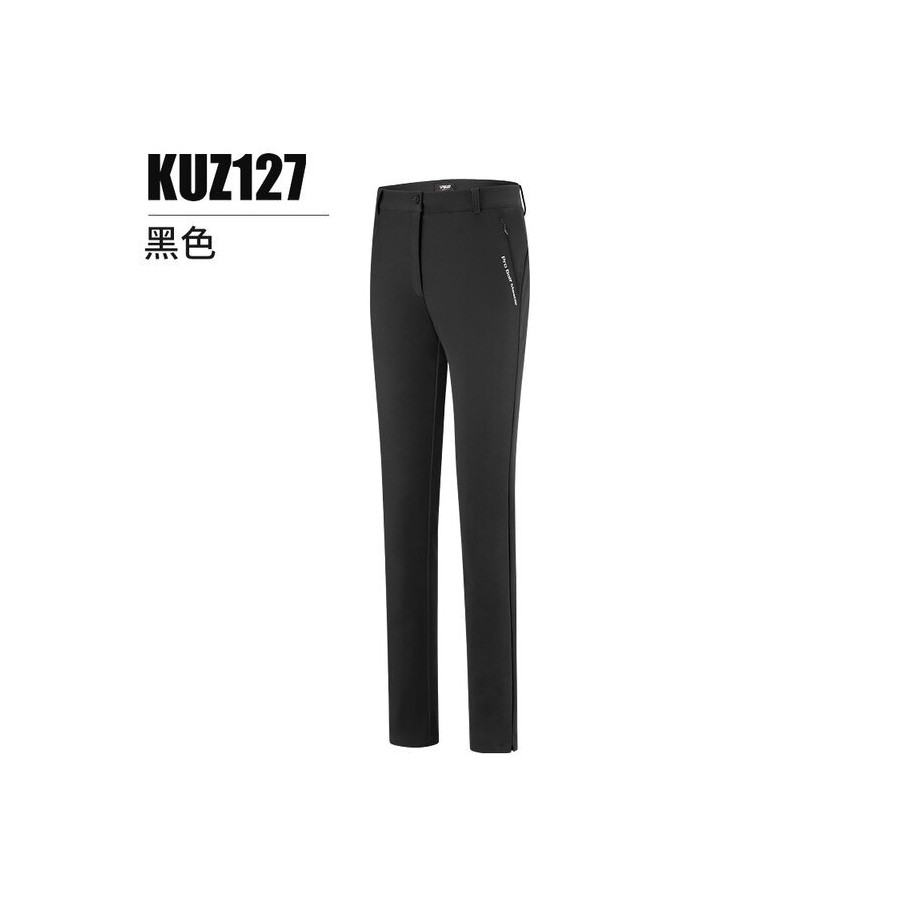 PGM Women Golf Pants Lady Slim Fit Trousers High Elastic Waterproof Breathable Golf Wear for Women Sports Clothing KUZ127