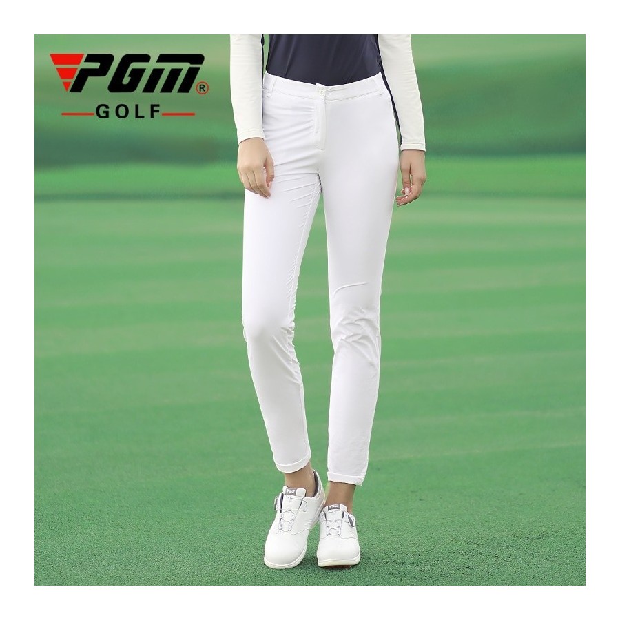 PGM Women Golf Pants Fall Winter Comfortable Quick Dry Trousers Slim Sports Wear Ladies Clothes Clothing White Black Red KUZ092