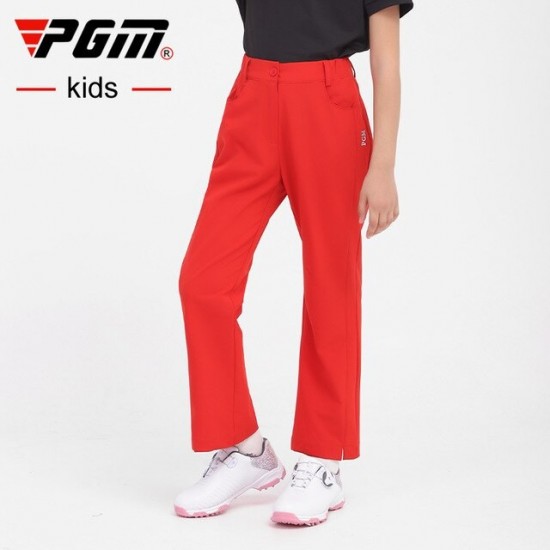 PGM Quick-drying Golf Clothing Children Pants Girls Fashion Breathable Trousers Outdoor SportsWear Cotton Pants KUZ100