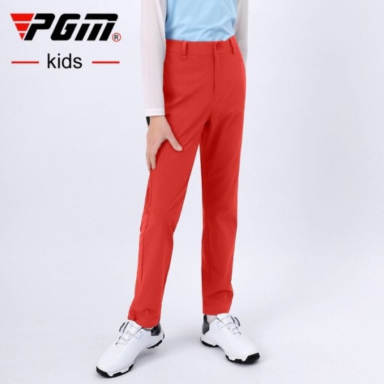 PGM Golf Pants kids boys Sports Trousers Slim Fit Pants spring Autumn Elastic Sport Pants Comfortable Plus Size 130-160cm KUZ103