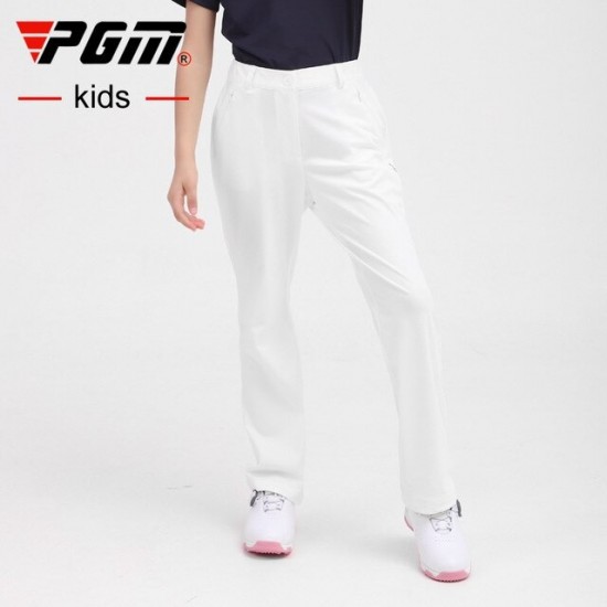 PGM Quick-drying Golf Clothing Children Pants Girls Fashion Breathable Trousers Outdoor SportsWear Cotton Pants Soft KUZ108