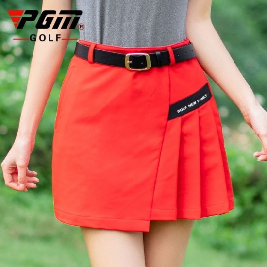 PGM Women Golf Short Skirt Female Summer Sports Girl Wear Anti-exposure Pleated Skirt 2021 New Lady Clothing QZ055