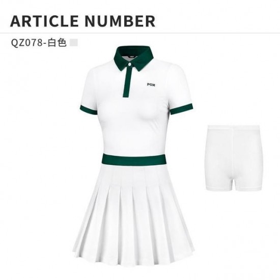 PGM Golf Women Dress Slim Fit Sports Girls Pleated Skirts Anti-lighting Shorts Summer Spring Autumn S-XL QZ078