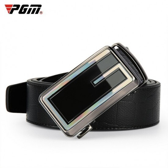 PGM Golf Belt Men&39s First Layer Cowhide Alloy Automatic Buckle Business Casual Simple and Versatile PD016