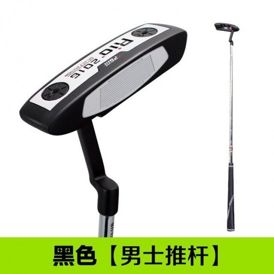 PGM RIO Men Women Right Hand Putter Club Stainless Steel Zinc Alloy Black White for Beginer Putting Training TUG002
