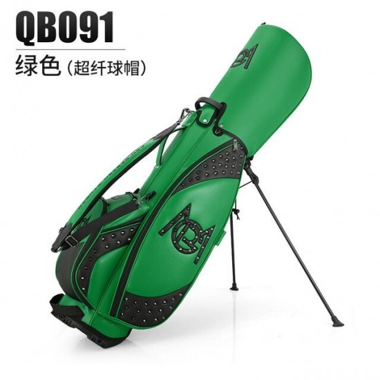 PGM Women Golf Stand Bags Ultra-light Waterproof Microfiber Leather Pack Outdoor Training Accessory Hold 14pcs Clubs 2.7kg QB091