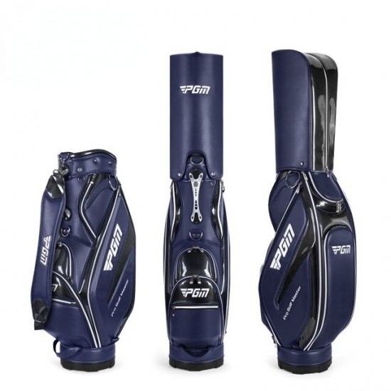 PGM Golf Bag Stand for Men PU Waterproof Golf Staff Sport Pouch Holds 13 Clubs Leather Golf Bag Golf Supplies QB108