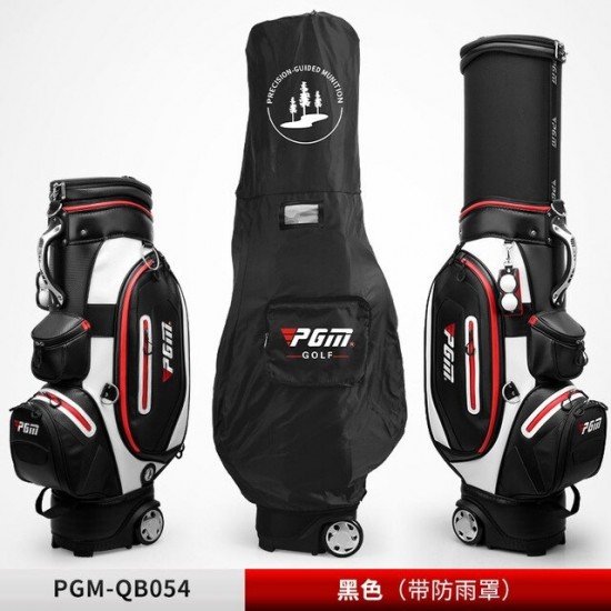 PGM Retractable Golf Bag with Wheels Women Men Waterproof Bags Travel Aviation Consignment Bag with Storage Cover QB054