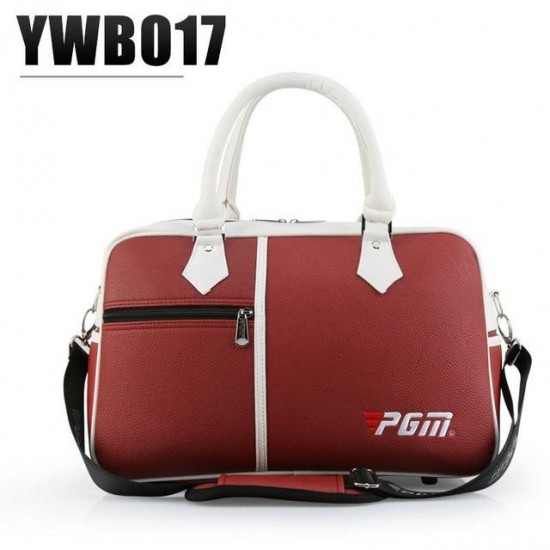 PGM Golf Clothing Bag Men&39s and women&39s PU Shoes bag Cross Body Shoulder Bag Large capacity ultra light and portable YWB017