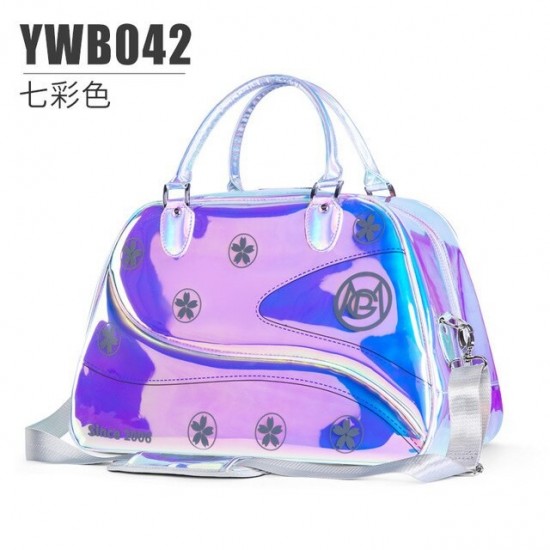 PGM Ladies Golf Clothing Bag Korean Version Colorful Laser Women Golf Bags Lightweight Travel Handbag YWB042