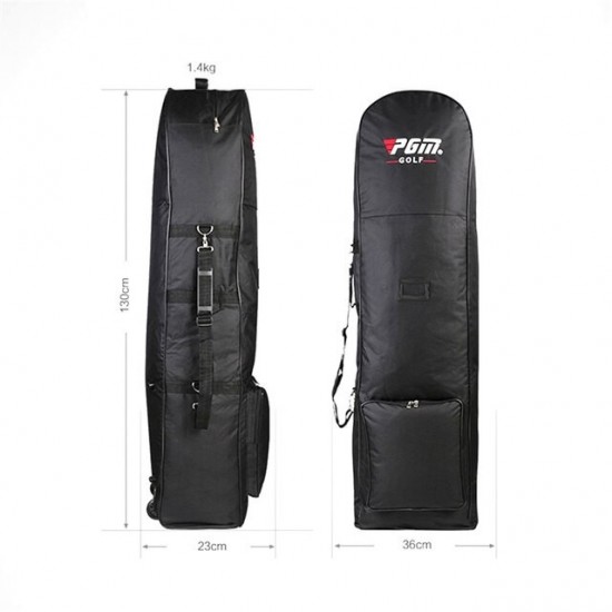 PGM Nylon Golf Bag Air Bag With Pulley Collapsible Golf Bag Double Zipper Lightweight Ball Bag HKB002