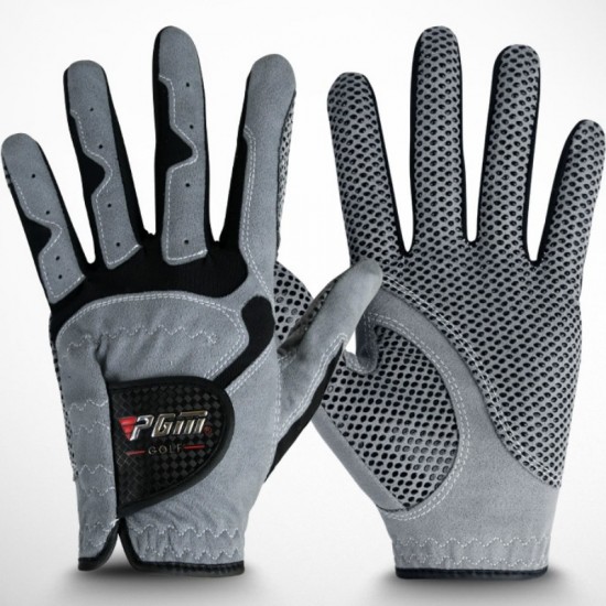 PGM Professional Golf Gloves Microfiber Cloth Fabric Breathable Non-Slip Gloves Club Swing Putting Training Gloves