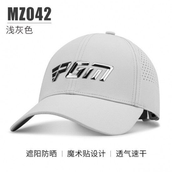 PGM Men&39s Golf Caps Sun Protection Shade Breathable Male Casual Cap Brim Length 7.3cm Moisture Wicking Sun Hat MZ042
