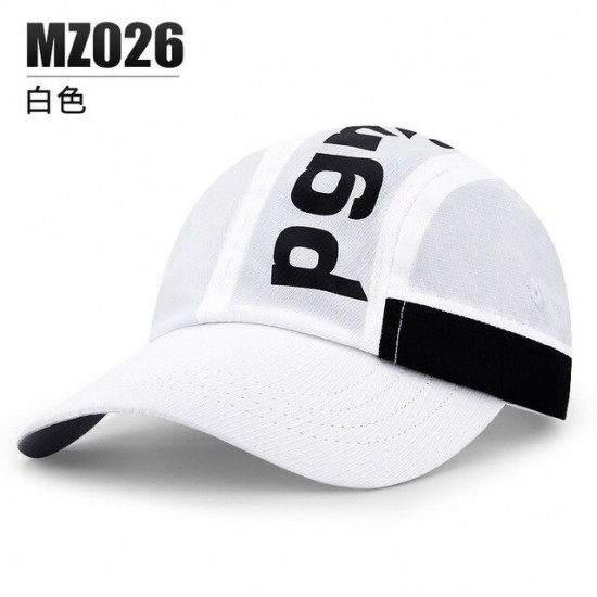 PGM Golf Cap Men Women Sports Hat Unisex 3D Embroidery Breathable Baseball Cap Adjustable Golf Sun Visor Anti-UV Sun-Protection