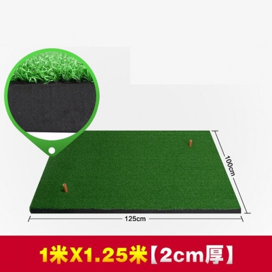 PGM Golf Practice Grass Mat 1*1.25cm thickness 2cm Outdoor Indoor Training Hitting Pad Backyard Golf Mat With Tee Aids Accessory