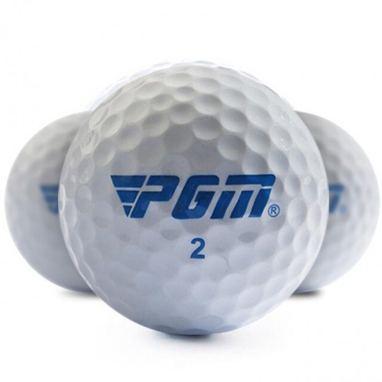 PGM 10PCS double-layer practice Golf ball Outdoor Sports White PU Foam Indoor Outdoor Practice Golf Balls Training Aids Q002