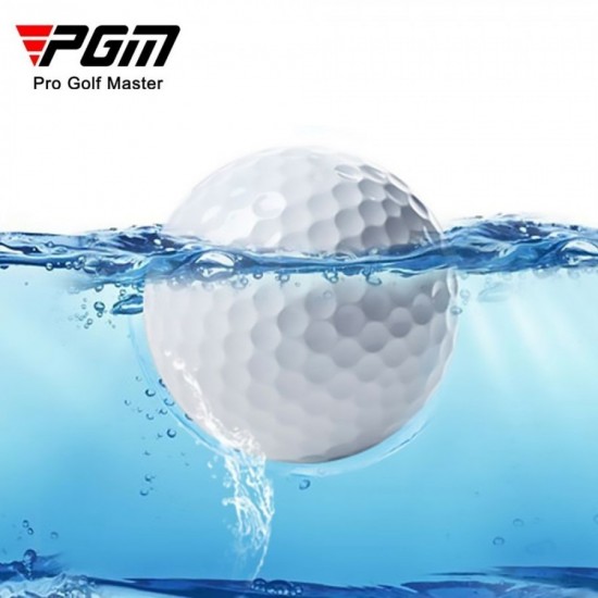 PGM 20pcs Golf Floating Water Ball No Sink Synthetic Rubber Double Layer 44g D42.7mm Far Distance Triaining Supply Q004
