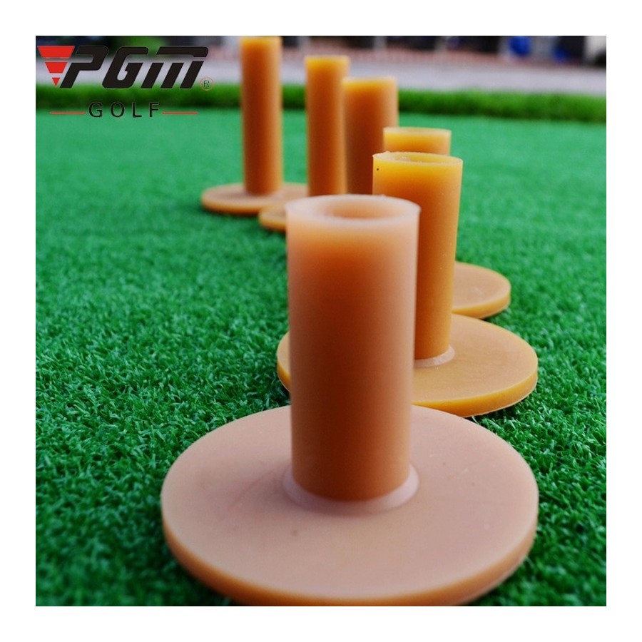 PGM Nature Ox Tendon Rubber Golf Tee ball seat strike Swing Cushion mat Steady Widened Base Pliable 90 Degree Automatic Rebound