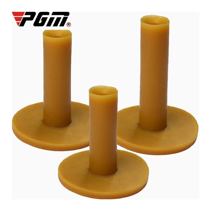 PGM Nature Ox Tendon Rubber Golf Tee ball seat strike Swing Cushion mat Steady Widened Base Pliable 90 Degree Automatic Rebound
