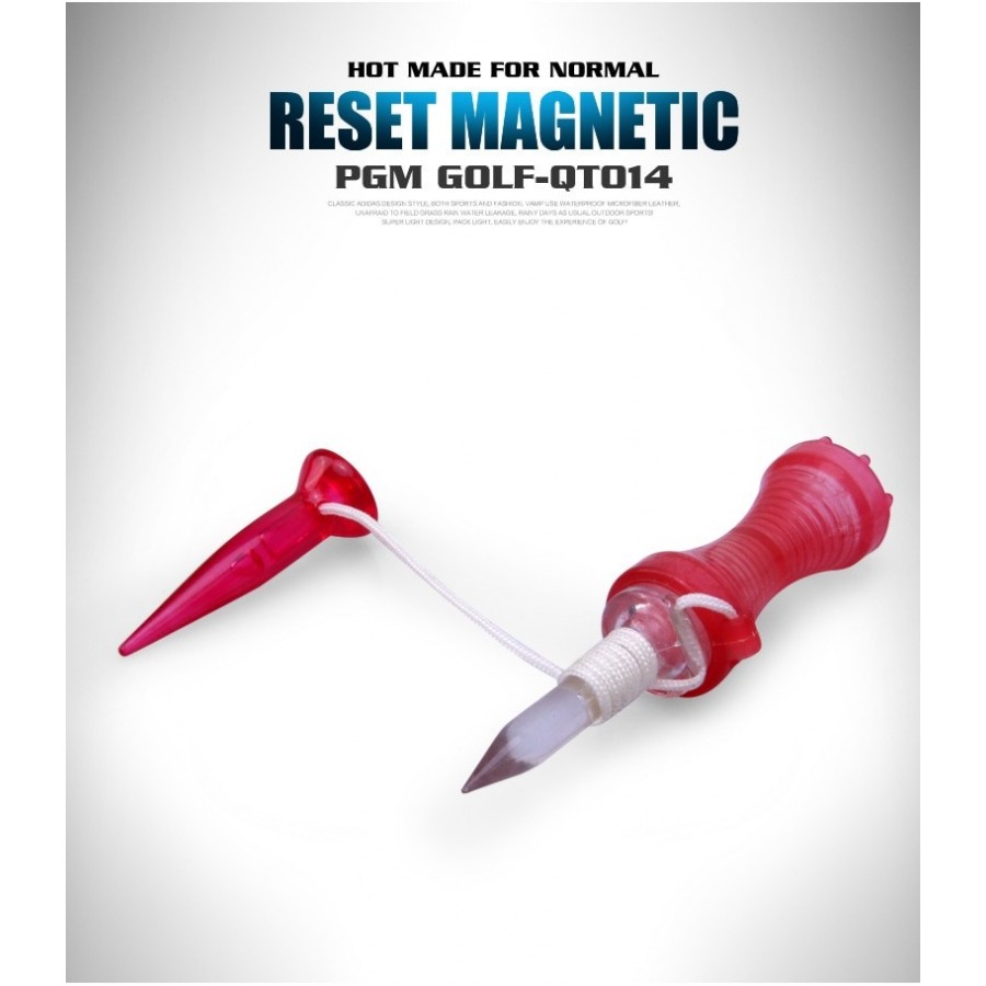 PGM Outdoor Sports Golf Magnet Tees Magnetic Tees Step Down Golf Tee with Anchor Keep Golf Ball Tee Holder QT002