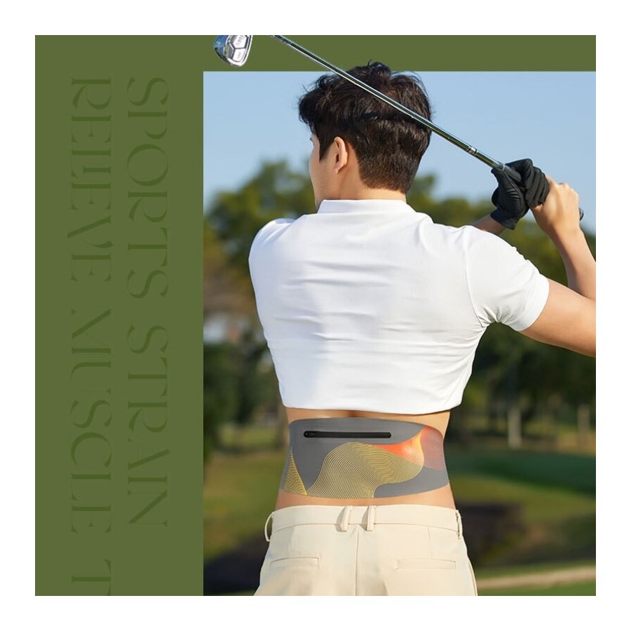 Golf Waist Massager Hot Compression Abdominal Pain Relief Lumbar Supporter ZP030